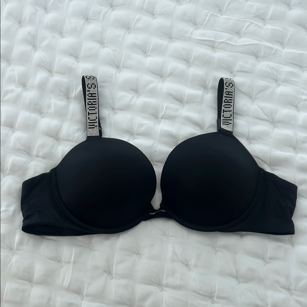 Victoria's Secret Black Push-Up Bra with Adjustable Straps
